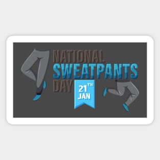 Sweatpants Day Sticker